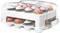 Cupcake Carrier, White Cupcake Holder Carries 24 Standard-Size Cupcakes, Muffin Traveler Two Tier Stand Reusable Cupcake Box